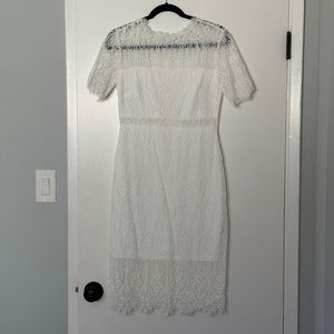 White Lace Dress Size Small